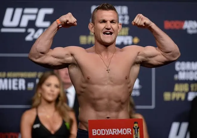 Ian Heinisch at a UFC weigh-in