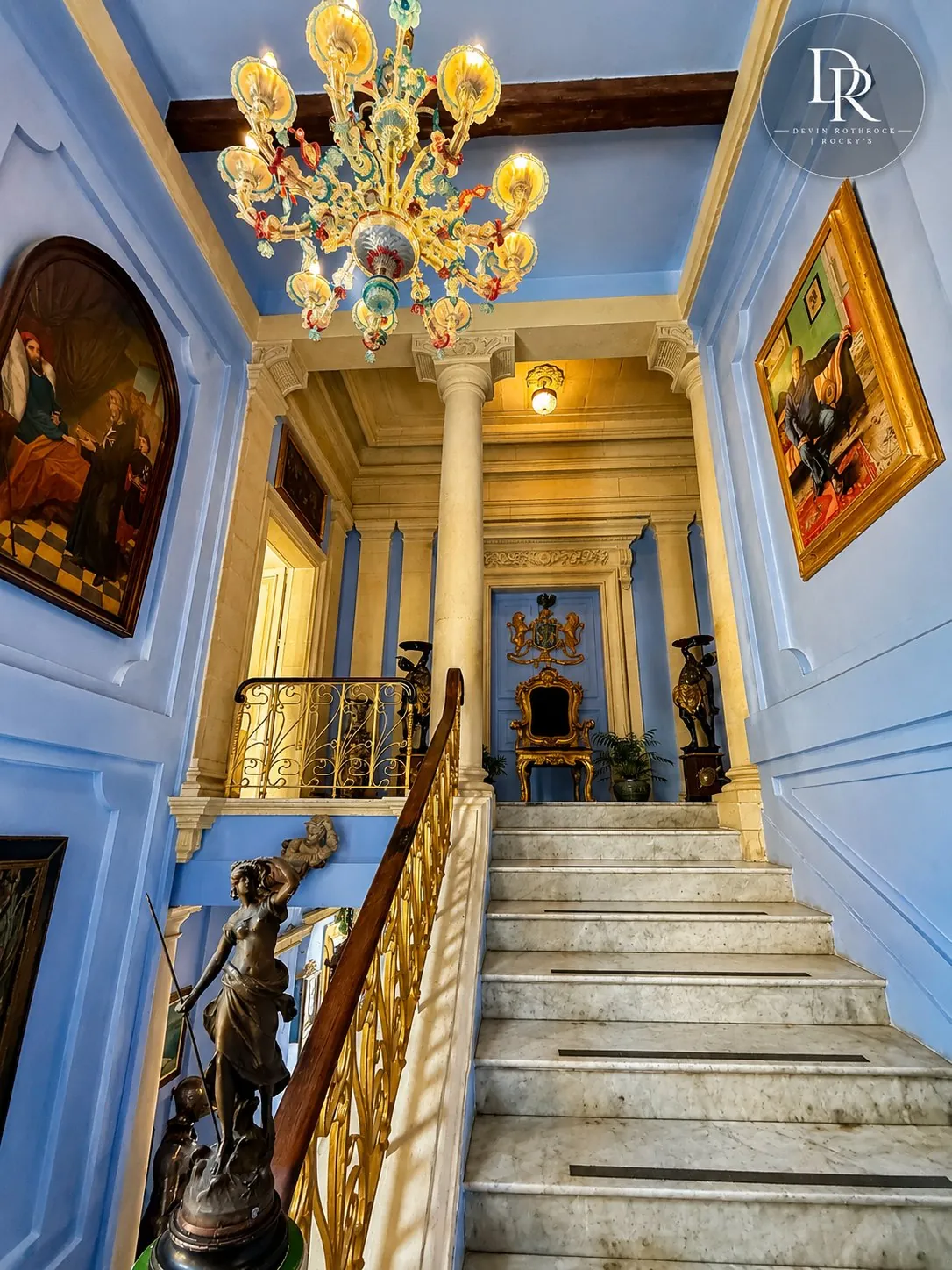 Grand staircase interior