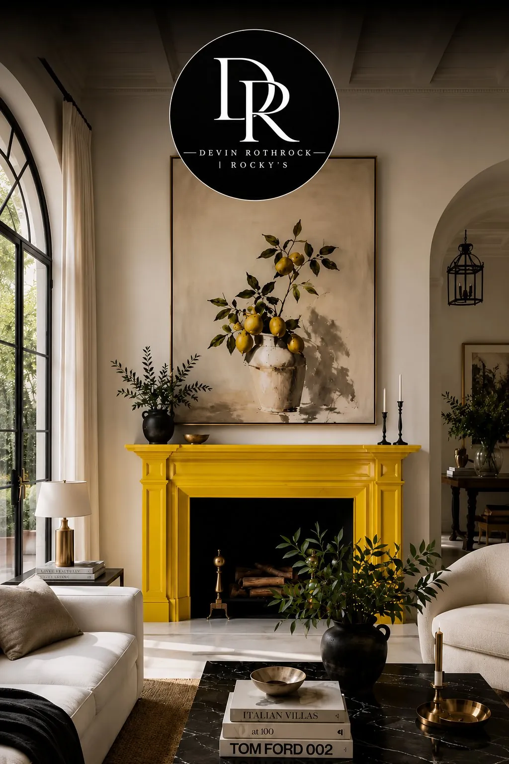 Refined living room interior