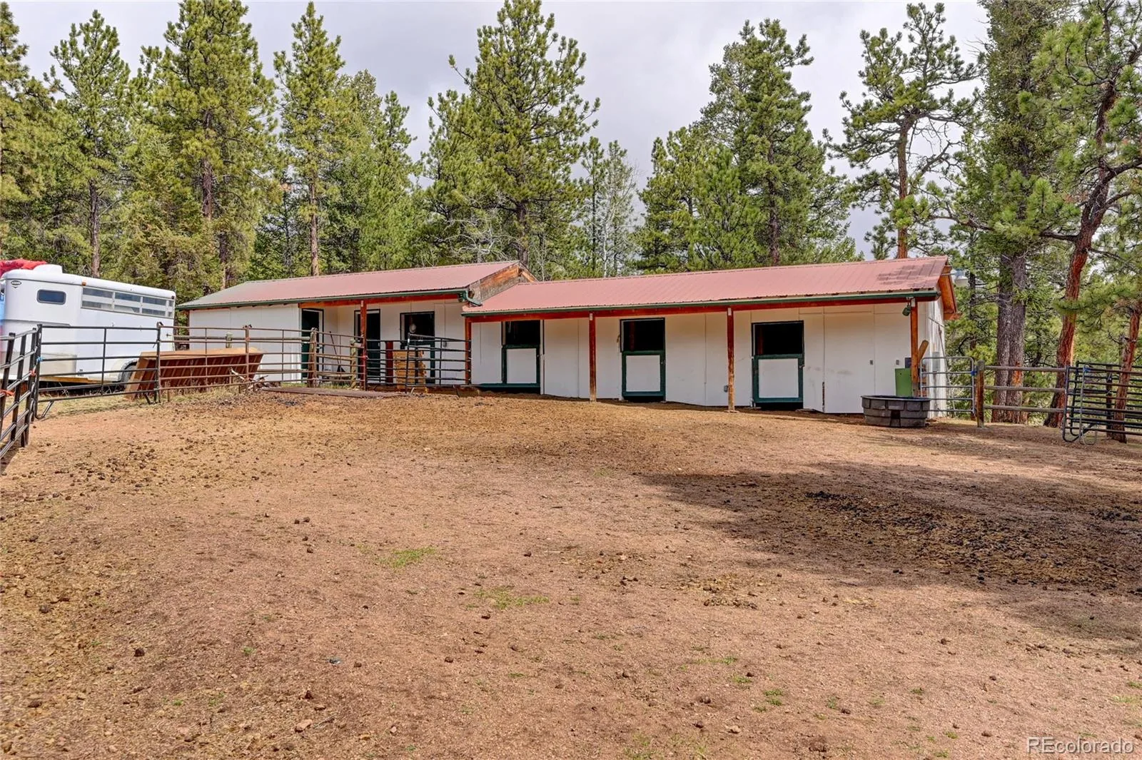 Barn and horse facilities for Pine Colorado off-market estate